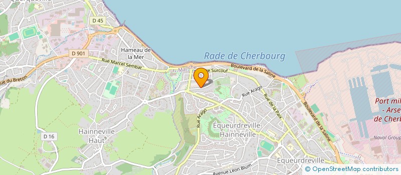 localisation de l'entreprise LA CAILLAUDIERE à CHERBOURG-EN-COTENTIN