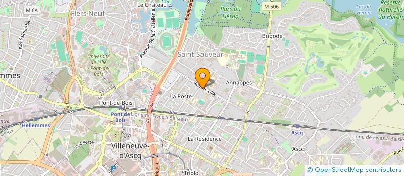 localisation de l'entreprise LA CAILLE AU BRIE à VILLENEUVE-D'ASCQ