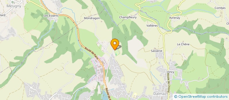 localisation de l'entreprise LA CAILLE FAMILY  LA BALME-DE-SILLINGY