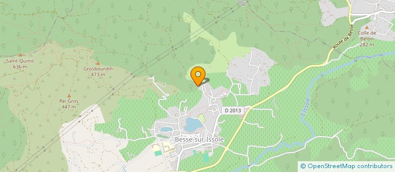localisation de l'entreprise LA CAILLETTE à BESSE-SUR-ISSOLE