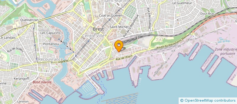 localisation de l'entreprise LA CAISSE A CLOUS à BREST