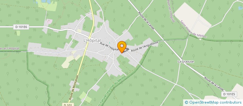 localisation de l'entreprise LA CAISSE A OUT'S  GRAYAN-ET-L'HOPITAL