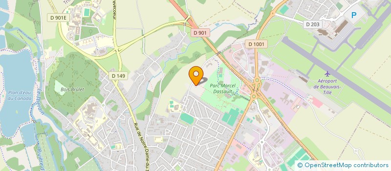 localisation de l'entreprise LA CAISSE A OUTILS  BEAUVAIS