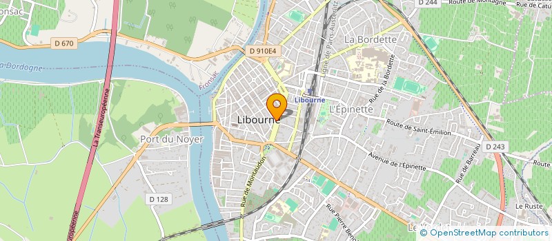 localisation de l'entreprise LA CALABRE à LE BOUSCAT