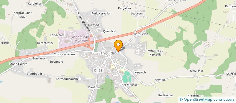 localisation de l'entreprise LA CALABRESE  LANGUIDIC