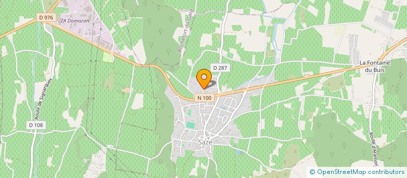 localisation de l'entreprise LA CALADE AVIGNON  SAZE