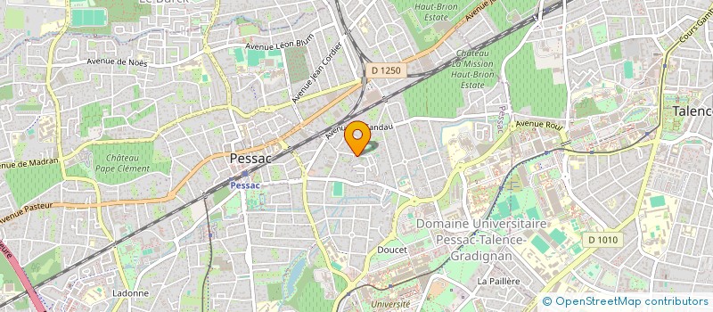 localisation de l'entreprise LA CALANCA  PESSAC