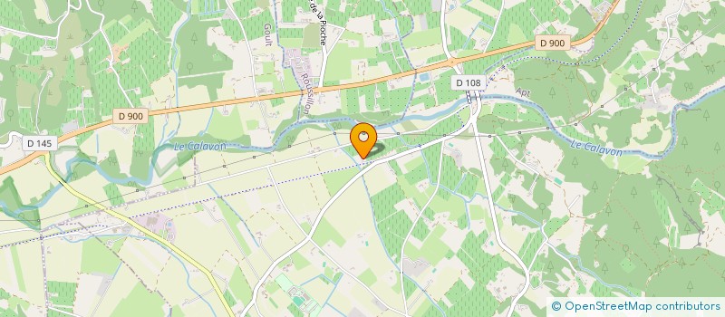 localisation de l'entreprise LA CALANDRE SCI  BONNIEUX