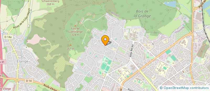 localisation de l'entreprise LA CALANOU II  THIONVILLE