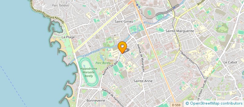 localisation de l'entreprise LA CALANQUE à MARSEILLE