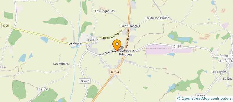 localisation de l'entreprise LA CALANQUE à LE PIN