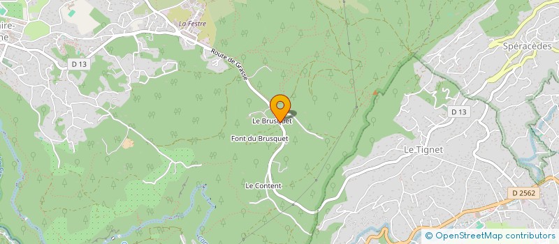 localisation de l'entreprise LA CALANQUETTE DES RUSSO à SAINT-CEZAIRE-SUR-SIAGNE