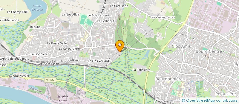 localisation de l'entreprise LA CALBOSCENE à COUERON