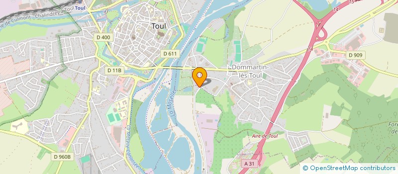 localisation de l'entreprise LA CALDENIACIENNE  CHAUDENEY-SUR-MOSELLE