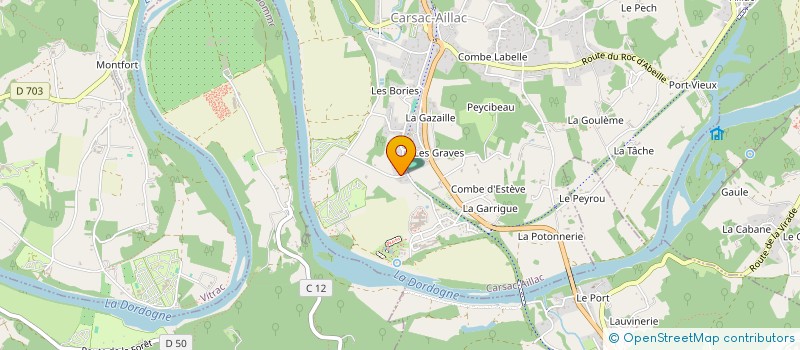 localisation de l'entreprise LA CALE  LE VIGAN