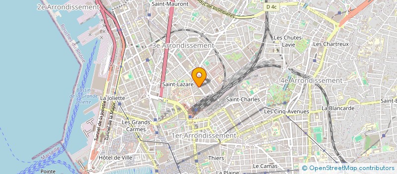 localisation de l'entreprise LA CALE à MARSEILLE