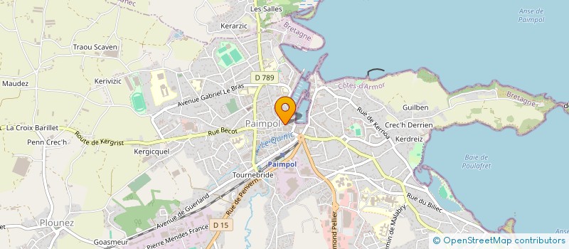 localisation de l'entreprise LA CALE AUX EPICES à PAIMPOL