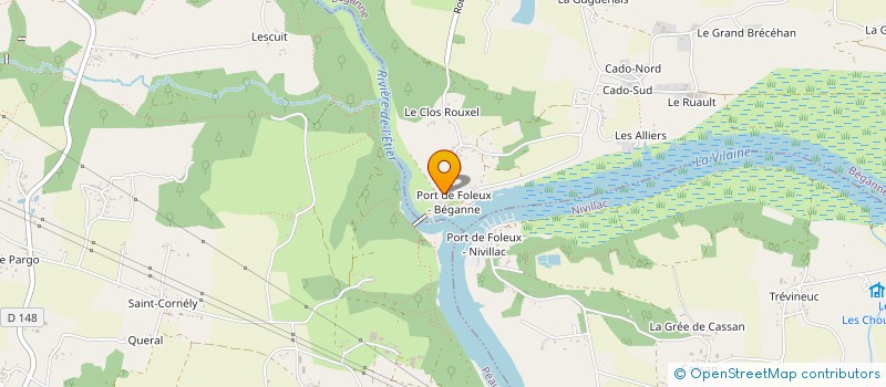 localisation de l'entreprise LA CALE DE NEPTUNE à BEGANNE