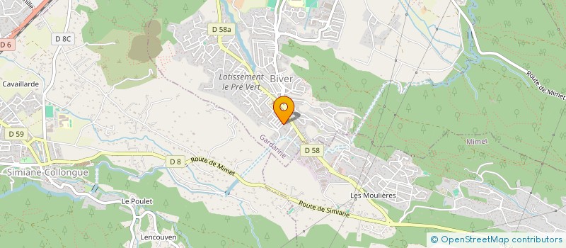 localisation de l'entreprise LA CALE DU ROY à GARDANNE