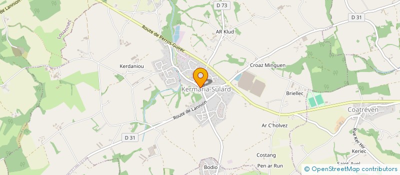 localisation de l'entreprise LA CALE SECHE à KERMARIA-SULARD