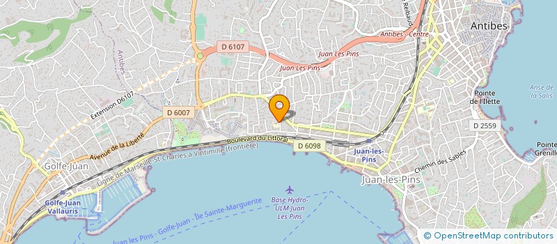 localisation de l'entreprise LA CALEBASSE à ANTIBES