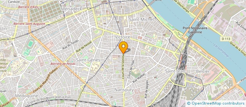 localisation de l'entreprise LA CALEBASSE à BORDEAUX