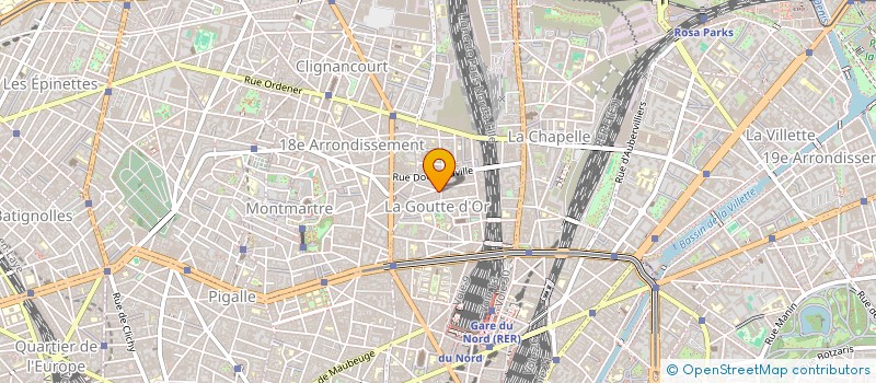 localisation de l'entreprise LA CALEBASSE D'AFRIQUE à PARIS