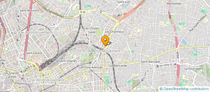 localisation de l'entreprise LA CALEBASSE SACREE à MARSEILLE