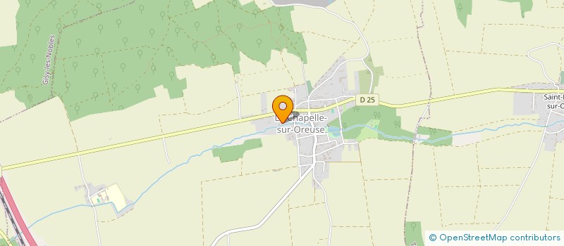 localisation de l'entreprise LA CALECHE à LA CHAPELLE-SUR-OREUSE