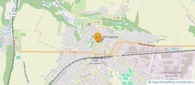 localisation de l'entreprise LA CALECHE à CREPY-EN-VALOIS
