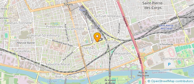 localisation de l'entreprise LA CALECHE à TOURS