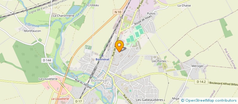 localisation de l'entreprise LA CALECHE BONNEVALAISE  BONNEVAL