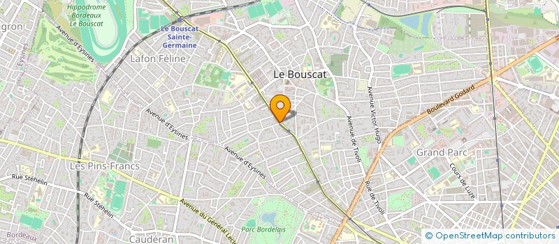 localisation de l'entreprise LA CALECHE D OR à LE BOUSCAT