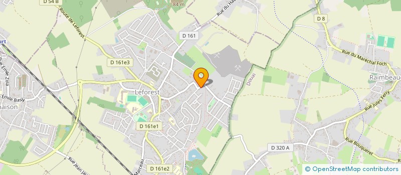 localisation de l'entreprise LA CALECHE LEFORESTOISE  LEFOREST