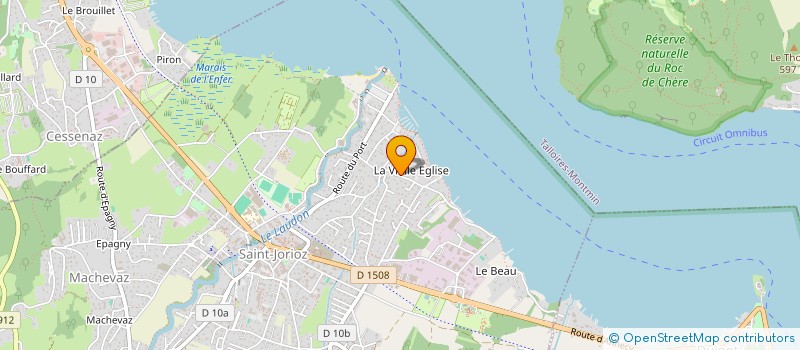 localisation de l'entreprise LA CALI REMO IMPROVISATION COMPAGNIE 74  SAINT-JORIOZ