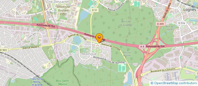 localisation de l'entreprise LA CALIFORNIE  EMERAINVILLE