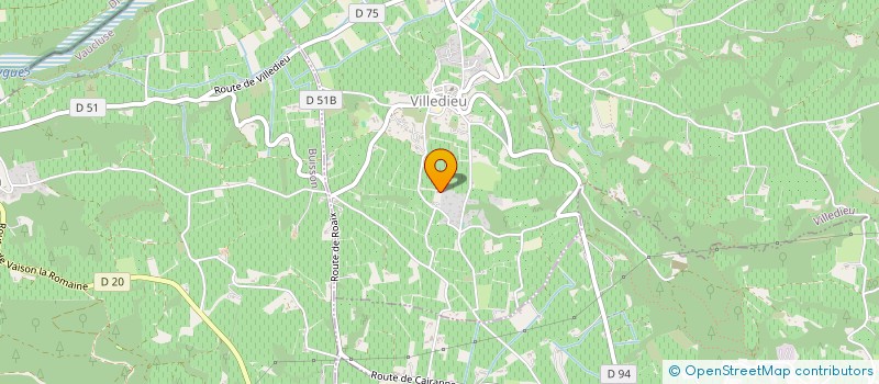 localisation de l'entreprise LA CALIFORNIE  VILLEDIEU