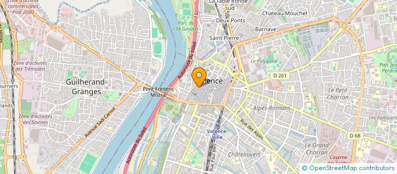 localisation de l'entreprise LA CALIFORNIE  VALENCE