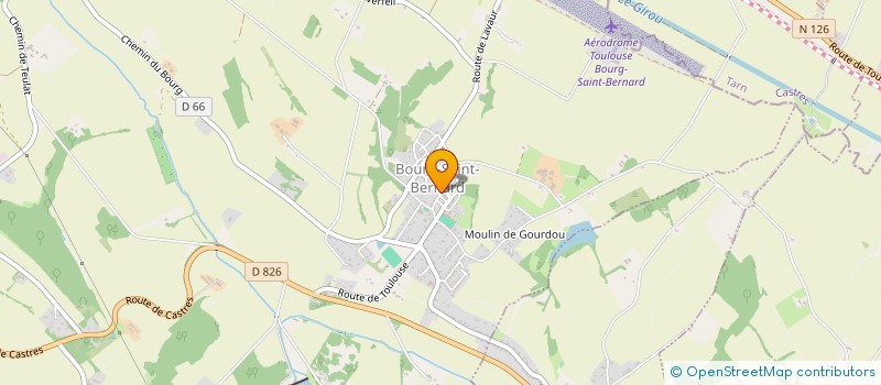 localisation de l'entreprise LA CALLADE  BOURG-SAINT-BERNARD