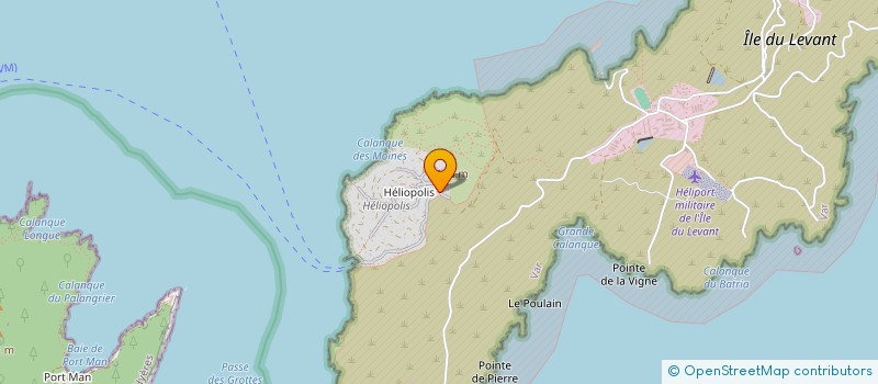 localisation de l'entreprise LA CALLIPYGE DES ILES D'OR  HYERES