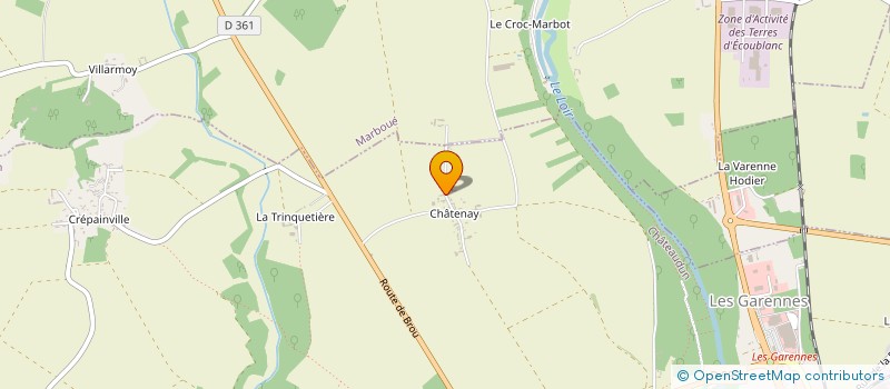 localisation de l'entreprise LA CALLUNE à CHATEAUDUN