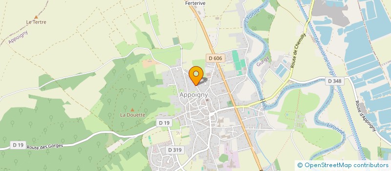 localisation de l'entreprise LA CALM'COMPAGNIE  APPOIGNY