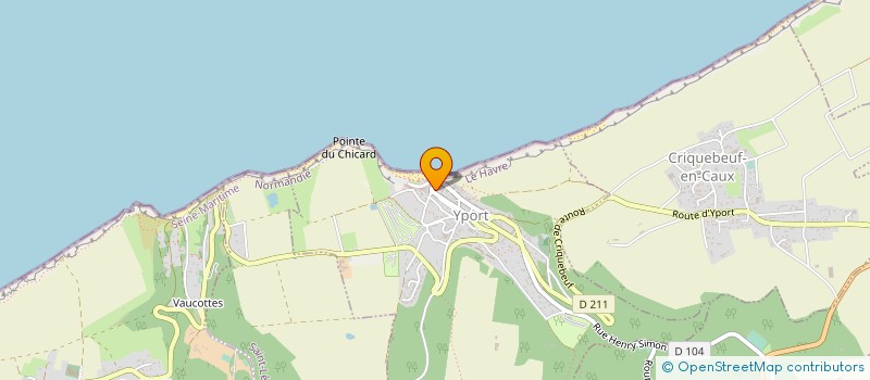 localisation de l'entreprise LA CALOGE  CRIQUEBEUF-EN-CAUX