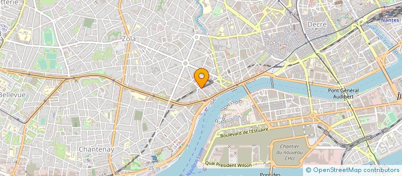 localisation de l'entreprise LA CALOU à NANTES