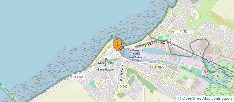 localisation de l'entreprise LA CALYPSO à LE TREPORT