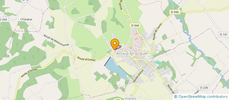 localisation de l'entreprise LA CAMARGUAISE  ARZACQ-ARRAZIGUET
