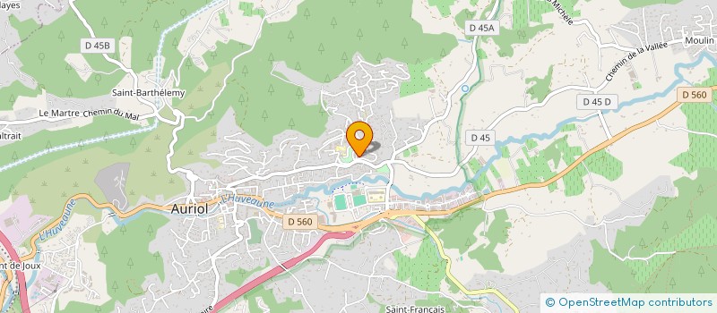 localisation de l'entreprise LA CAMARGUE DU COEUR  AURIOL