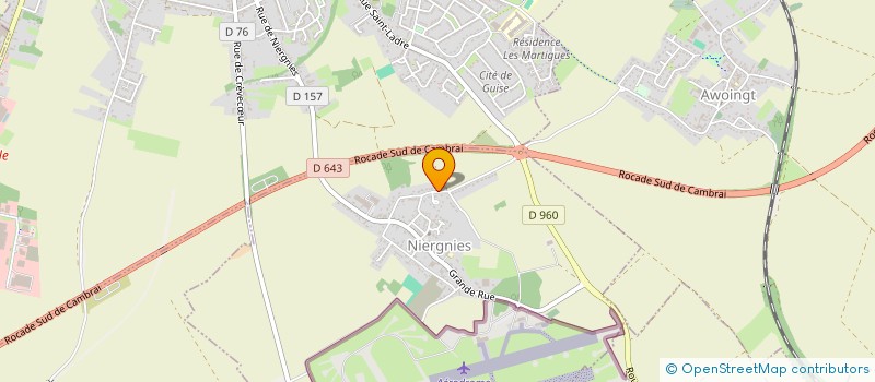 localisation de l'entreprise LA CAMBERLOTE à NIERGNIES