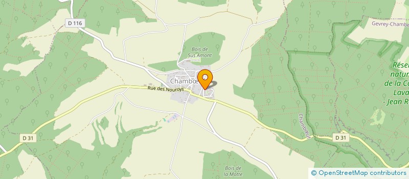 localisation de l'entreprise LA CAMBOISE COMEDIE  CHAMBUF