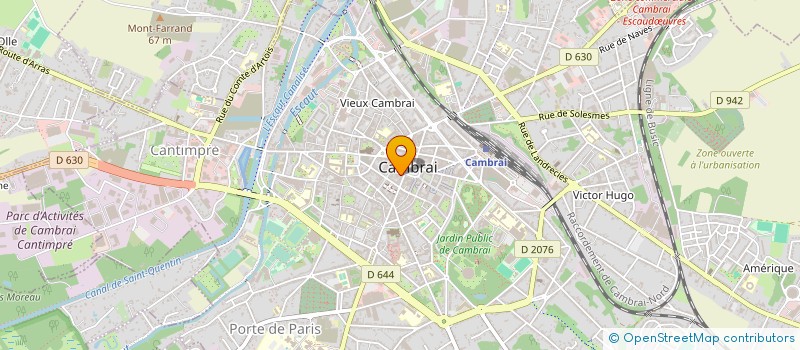localisation de l'entreprise LA CAMBRAISINE à CAMBRAI